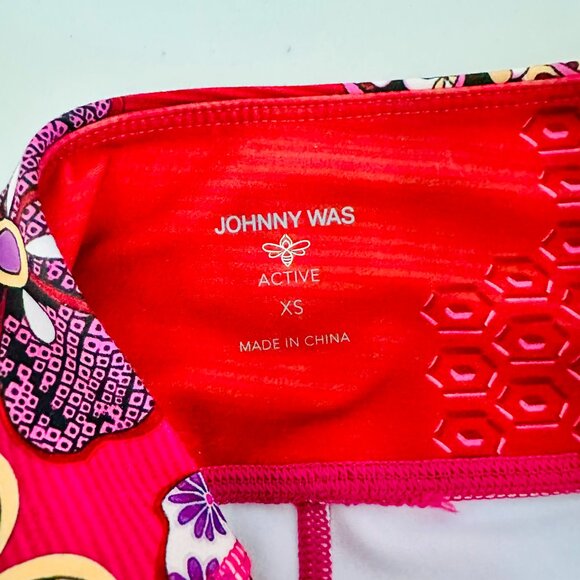 NEW JOHNNY WAS ACTIVE BOHO VIBE FLORAL LEGGINGS - Picture 5 of 6
